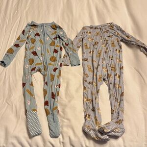 Bundle Angel Dear 2 Zipper Footies